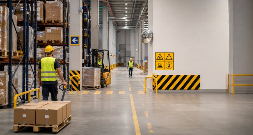Warehouse Signage, Site Signage, Industrial Signage, Warehouse Safety System